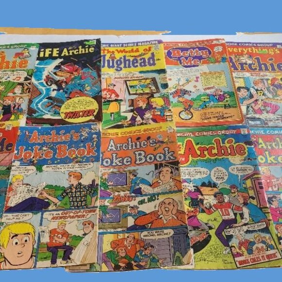 Lovely lot of Archie,Betty,Jughead,Veronica,Pep,Reggie 1970s 1980s printing year - Picture 2 of 3